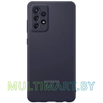 Чехол Samsung Silicone Cover для Samsung Galaxy A72 (черный)
